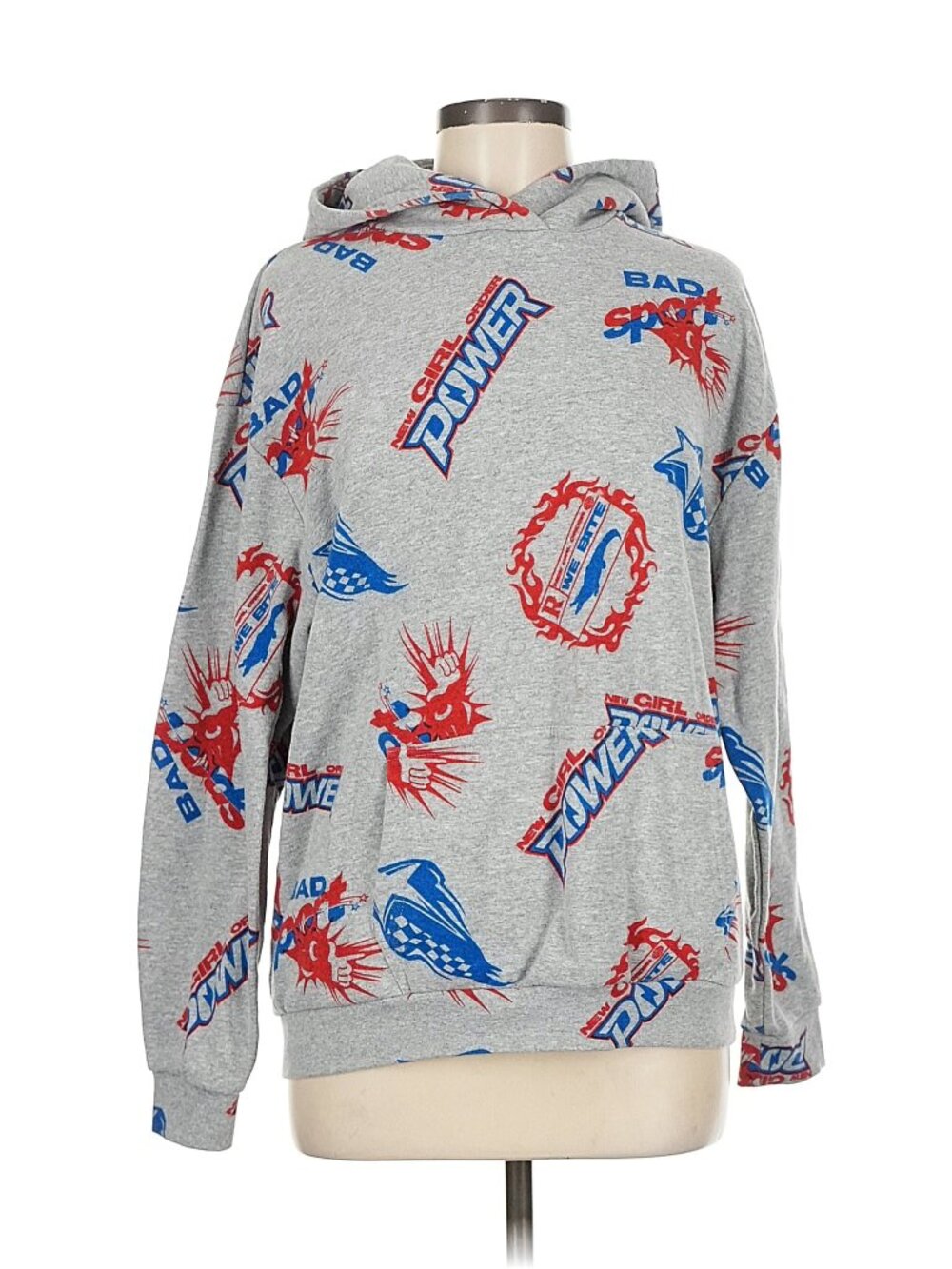 New Girl Order Power Hoodie Sweatshirt SIZE 8 - New Girl Order